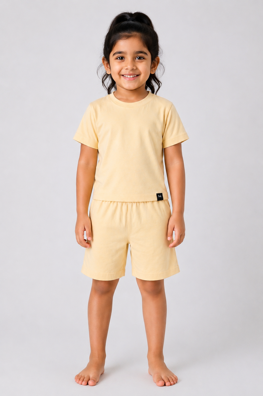 Cream Shorts Set (Unisex)