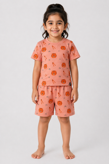 Little Pink Lion Coord Set (Unisex)