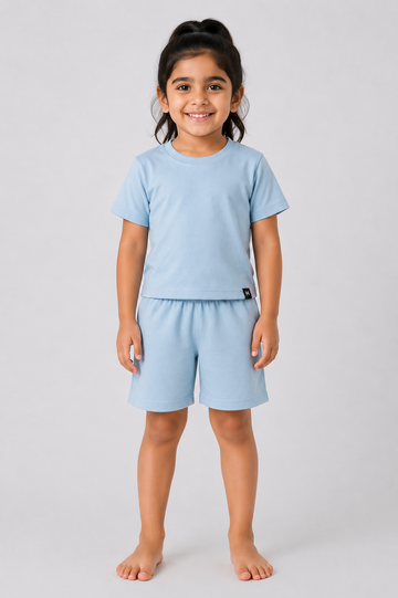 Little Blue Shorts Set (Unisex)