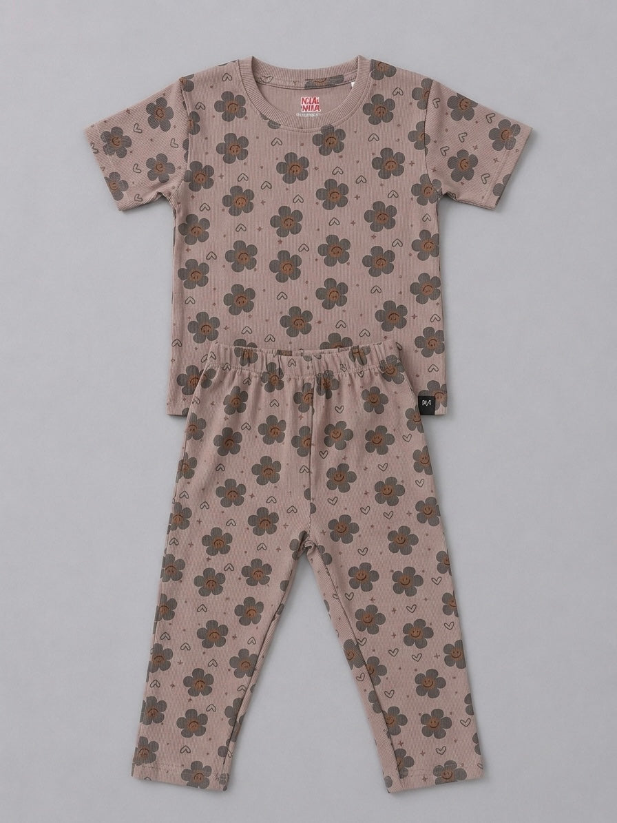 Golden Sunflower Design Coord Set (Unisex)