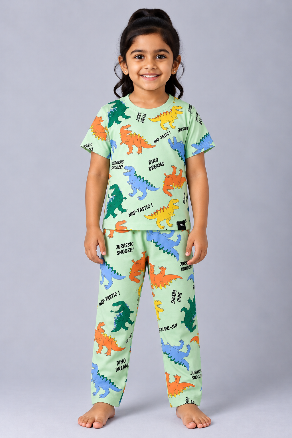 Mint Dino Dreams Pyjama Set (Unisex)
