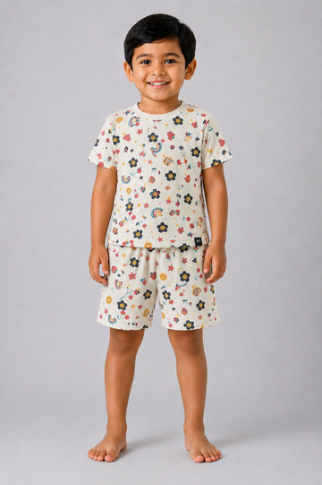 Happy Rainbow Design Coord Set (Unisex)