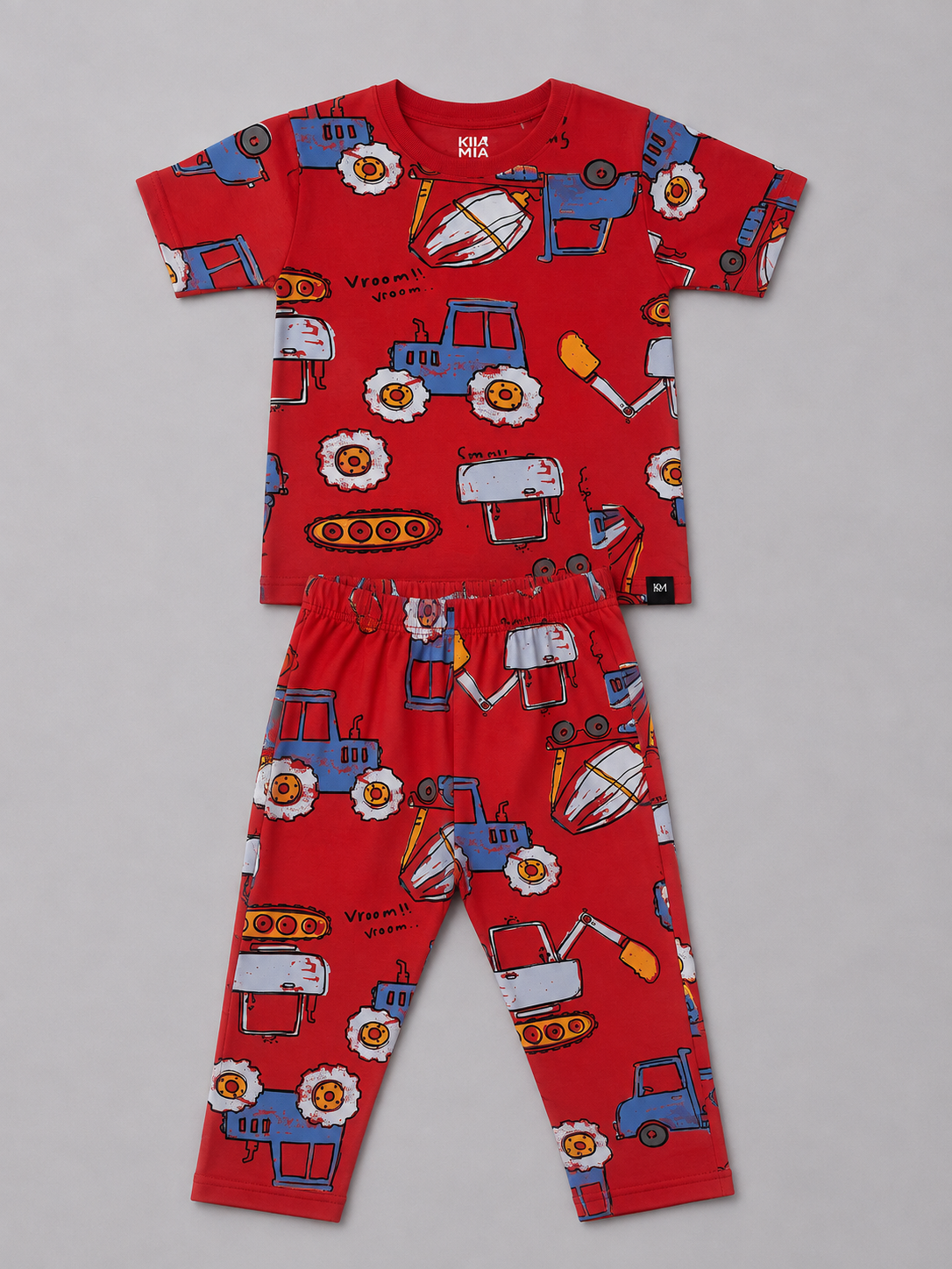 Red Vroom Vroom Truck Pyjama set (Unisex)