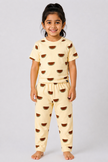 Cream Watermelon Pyjama Set (Unisex)