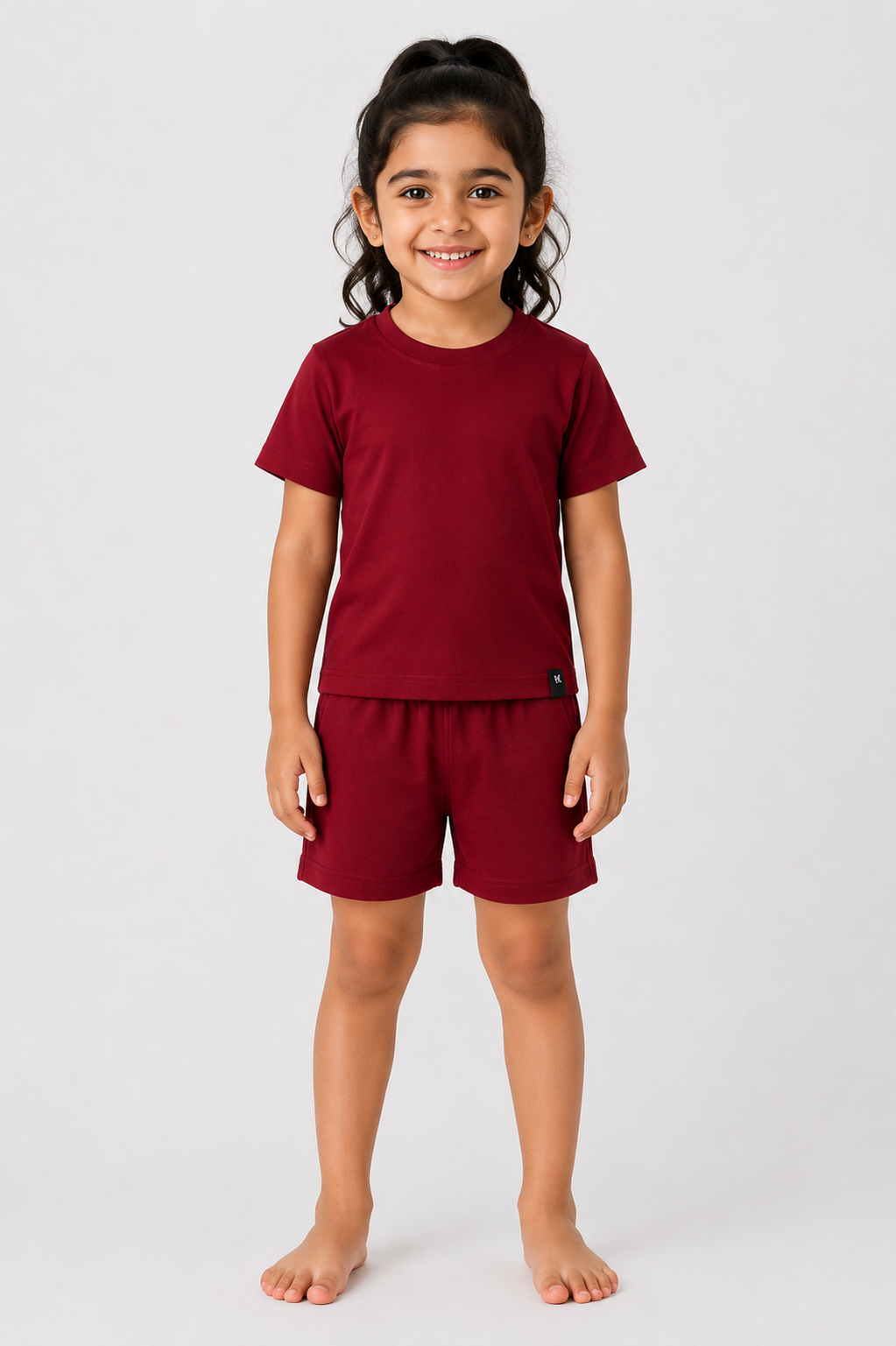 Cherry Red Shorts Set (Unisex)