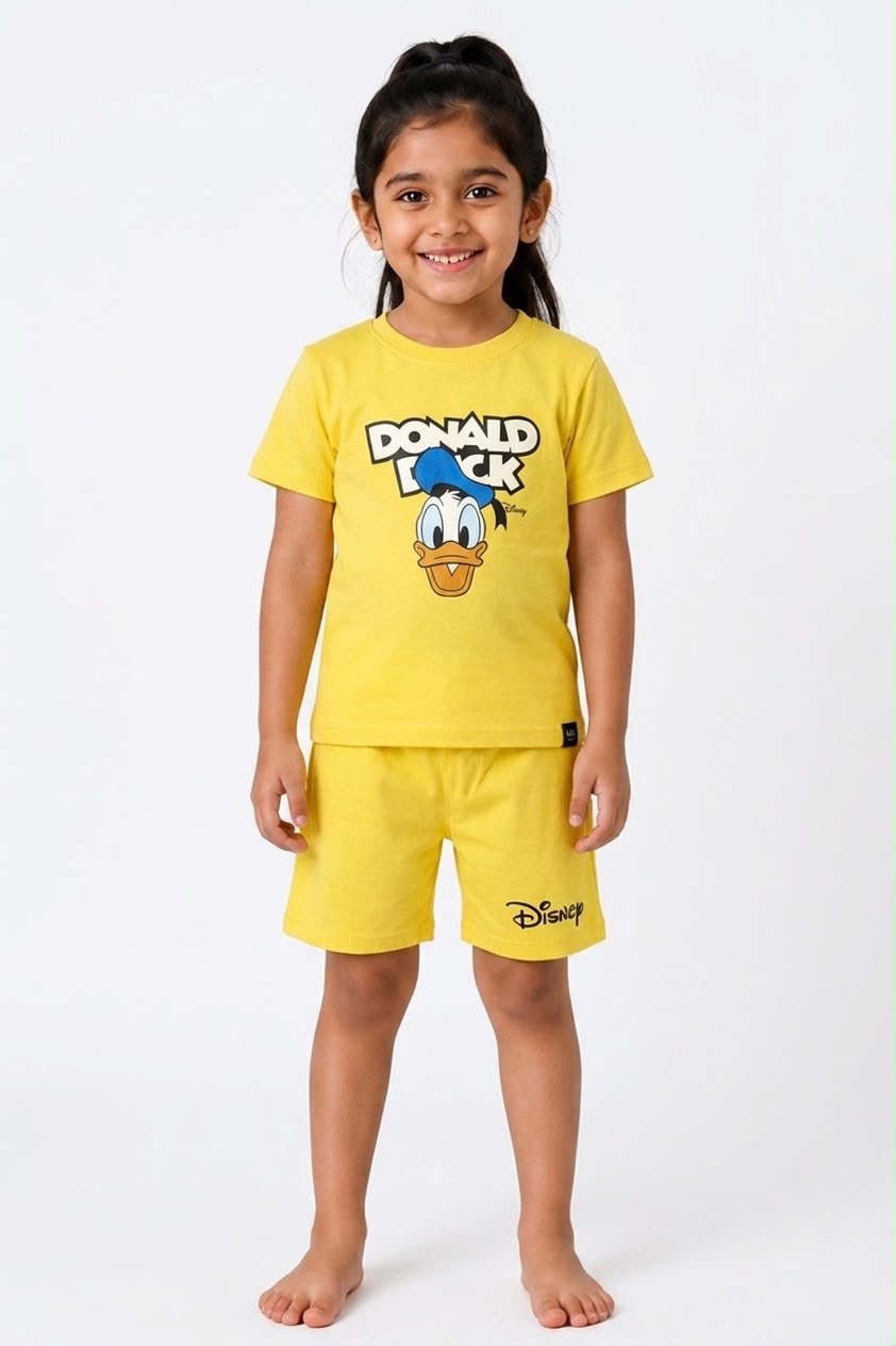 Yellow Duck Shorts Set (Unisex)
