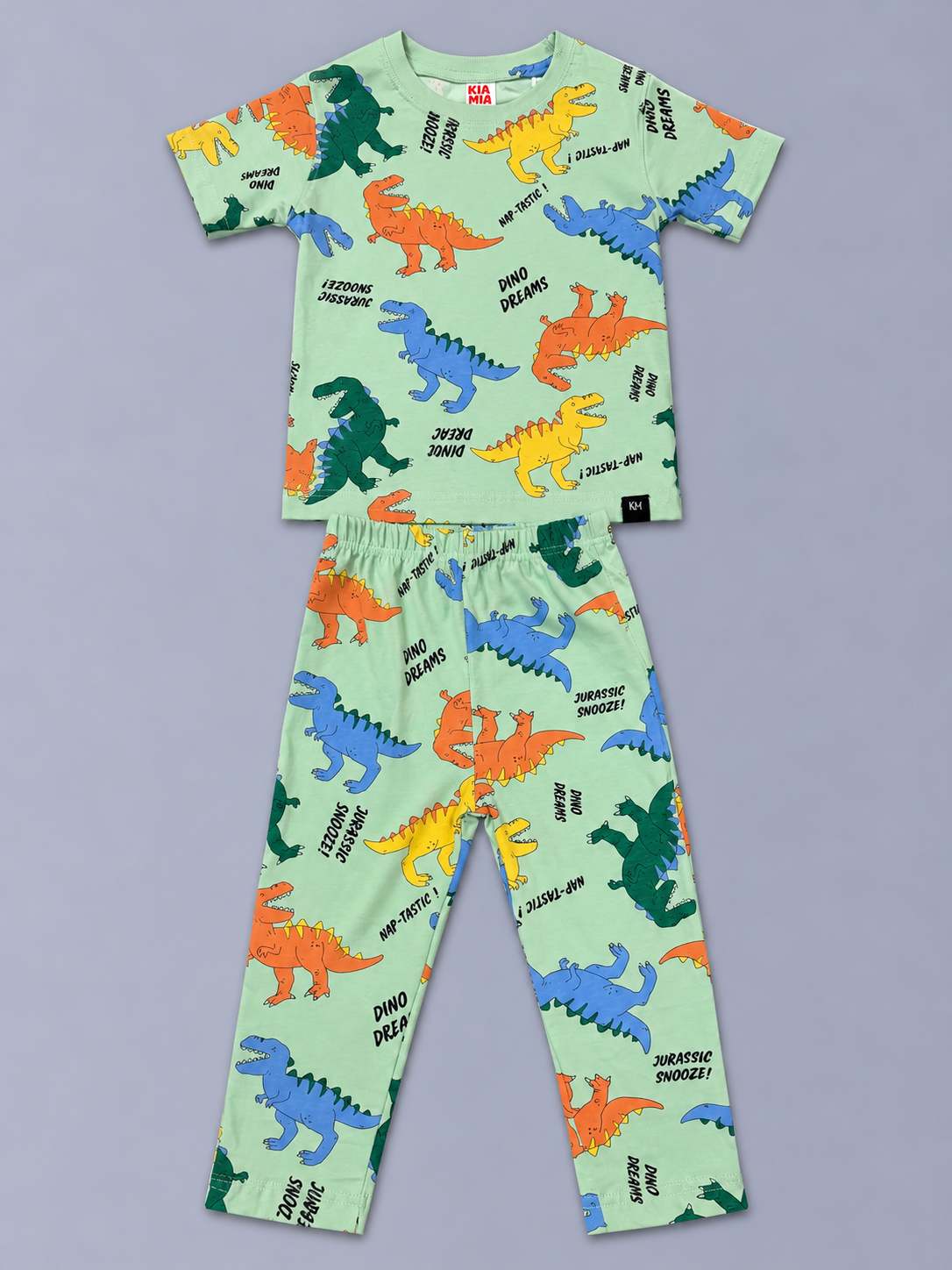 Mint Dino Dreams Pyjama Set (Unisex)