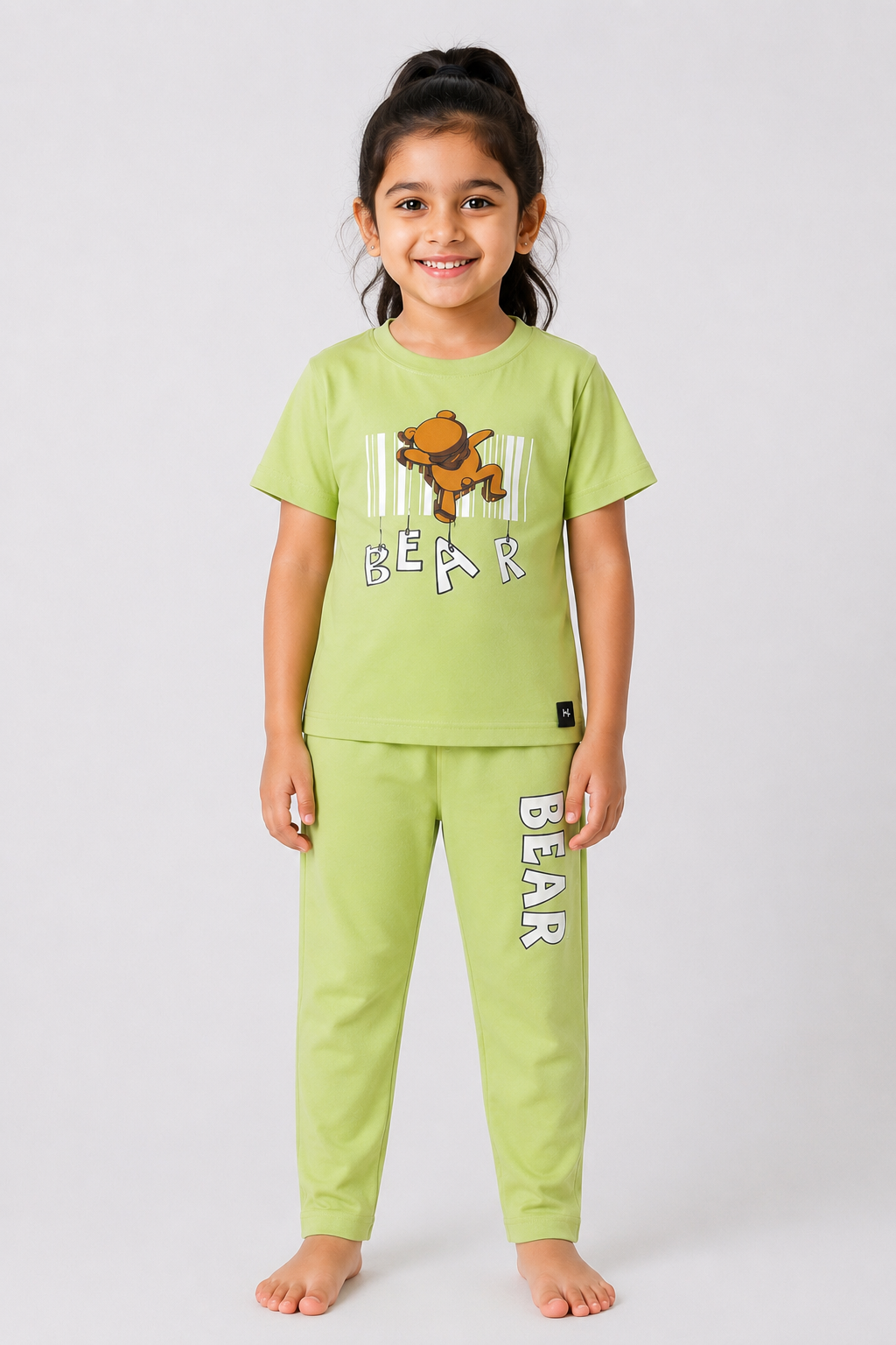 Little Green Bear Pyjama Set (Unisex)