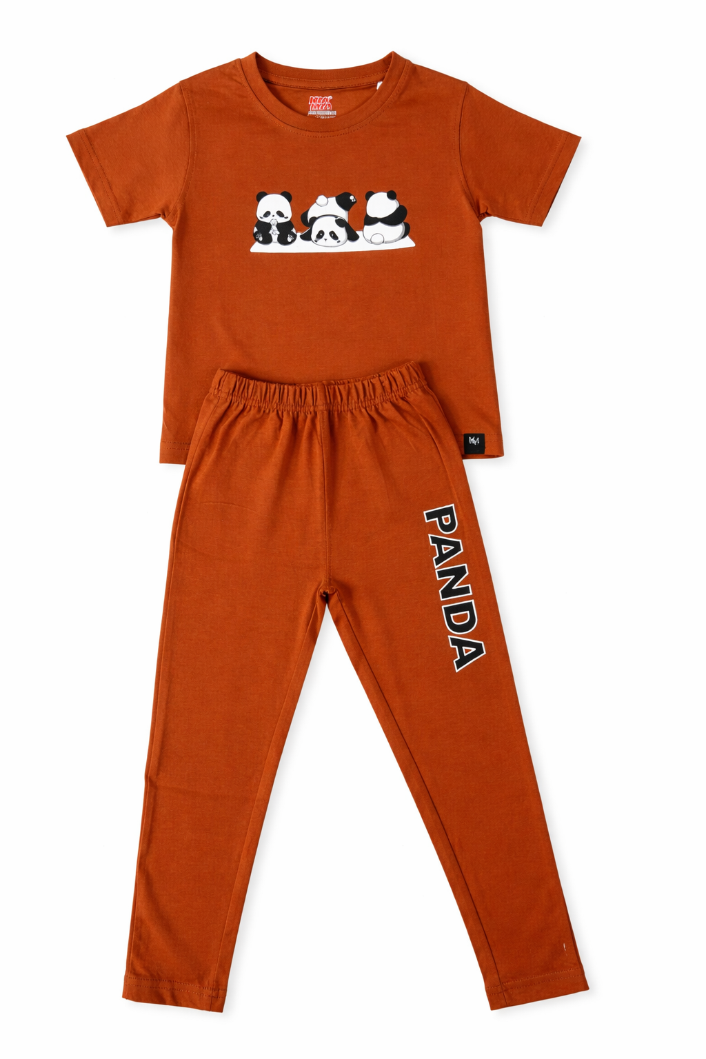 chocolate panda pyjama set (unisex)