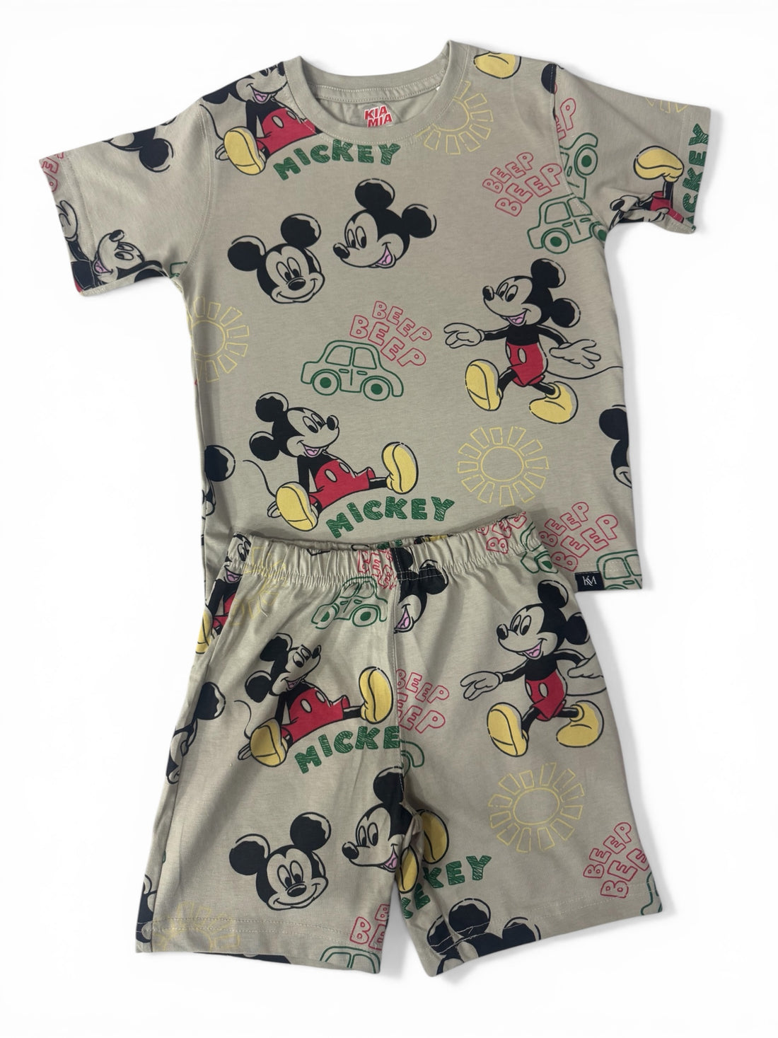 Smoke Grey Mickey Mouse Coord Set (Unisex)