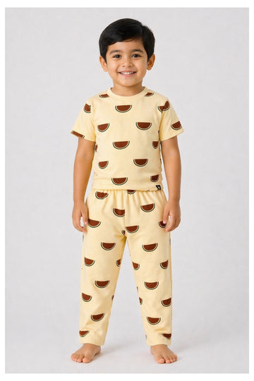 Cream Watermelon Pyjama Set (Unisex)