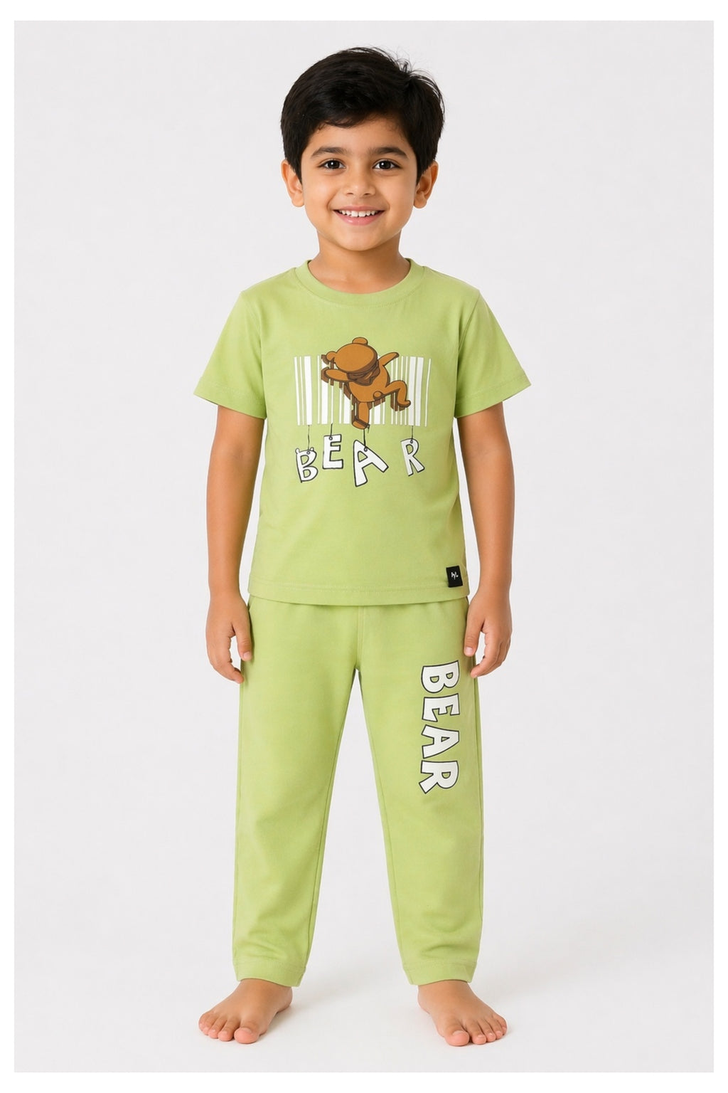 Little Green Bear Pyjama Set (Unisex)